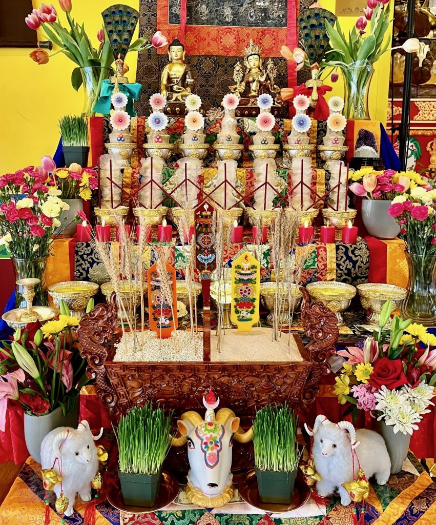 The PTC Sangha will be chanting practices for averting obstacles, sickness, war, and disasters, bringing all auspicious conditions for the coming year. We will also commemorate the fifth anniversary of Lama Norlha Rinpoche's passing.